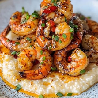 Hummus & Shrimp 🍤