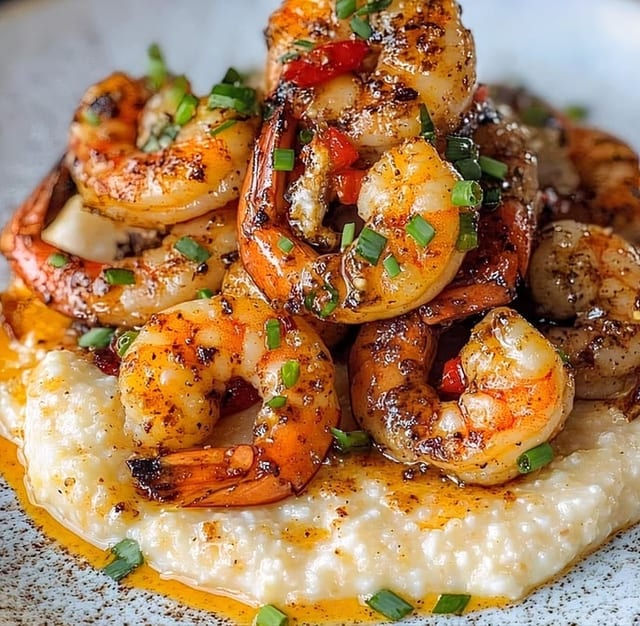 Hummus & Shrimp 🍤.