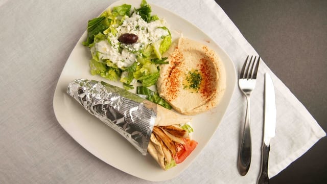 Chicken Shawarma Sandwich.
