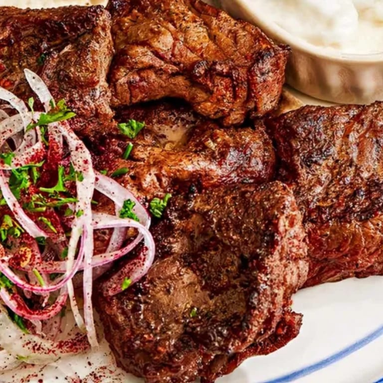 A Mediterranean Feast: Al Basha Lamb Platter!